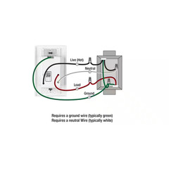 15 Amp Single-Pole White Smart Light Switch with Wi-Fi and Bluetooth Technology