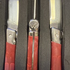 New Wolfgang Puck 8 Piece 4.5 Inch Steak Knife Set High Carbon Steel