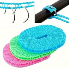 1 PCS Clotheslines 3m Portable Windproof Clothesline for Outdoor Indoor Home