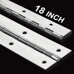 2Pack Heavy Duty Piano Hinge, 2″ Open Width X 18″ Continuous & Piano Hinges, 0.0