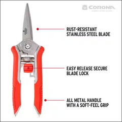2 In. Pruning Shears, Mini Floral Snips