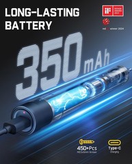 Fanttik E1 Max Electric Screwdriver, Mini Precision Screwdriver Set, 50 Magnetic
