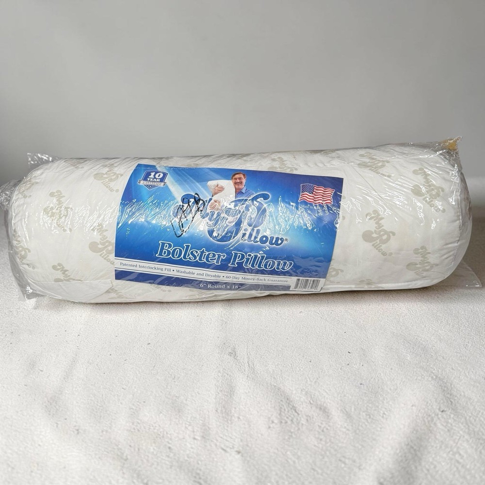 My Pillow Neck and Cervical Bolster Pillow – MyPillow Made In USA NIB 6”x18”