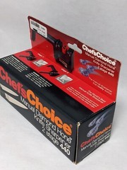 Chef’s Choice Diamond Hone 440 Sharpener For Knives 2 Stages Double Bevel Razor