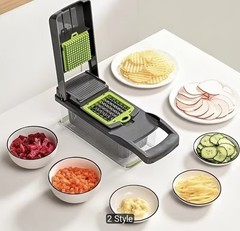 16-in-1 Multifunction Vegetable Chopper & Food Slicer – Kitchen Cutter, Dicer