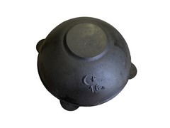 Kazan 100% Cast Iron Authentic Uzbek Cauldron & Oven Uchag Pilaf Plov Lagman Wok
