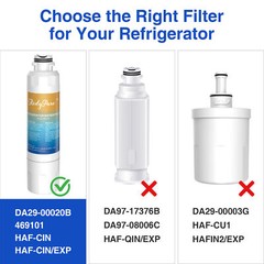 1-10 Pack Fit for Samsung DA29-00020B HAF-CIN/EXP DA29-00019A WF294 Water Filter