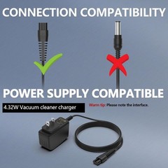 1PCS 14.4V-0.3A Output Charger Fit For Bissell Vacuum Cleaner 2390 2390A