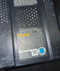 Greenworks Pro 60v Battery LB60A00 & Charger CAC801