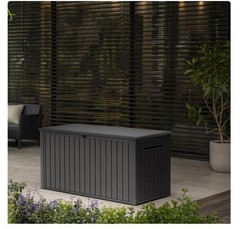 Keter 170 Gal. Resin Deck Box Large Indoor/Outdoor Storage