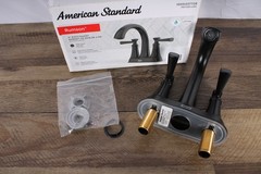 American Standard Rumson 4″ Bathroom Faucet Matte Black Open Box (No Drain)