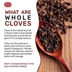 Cloves Whole Bulk 14 Oz Bag – Pure, Non-GMO, Premium Hand Picked Quality –