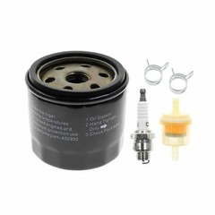 Oil Filter Fuel Spark Plug For Craftsman LTX1000 LT2000 John Deere L110 D110