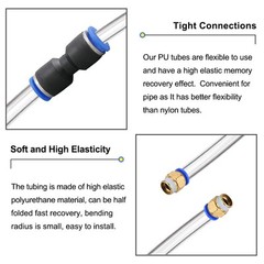 Pneumatic PU Tubing 5/32″OD Hose PU Polyurethane Air Hose Tube Line for Air C…