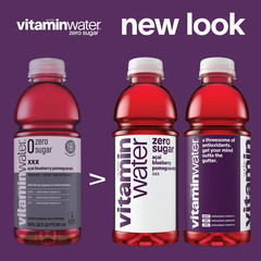 vitaminwater Rise Zero Sugar Orange Flavored Water Beverage, 16.9 fl oz, 6 Pack
