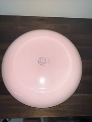 TAYLOR SMITH & TAYLOR DWARF PINE Pink 4 Pc Service Set Plates China Dishes VTG