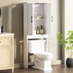 Mainstays Ardent Over-the-Toilet Bathroom Storage Cabinet, White