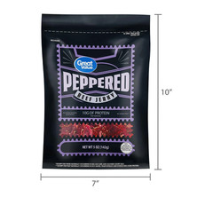 Great Value Peppered Beef Jerky, 5 Oz…