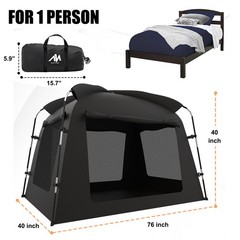 Privacy Bed Tent Sleeping Dream Space Canopy Breathable Shelter for Adults Kids