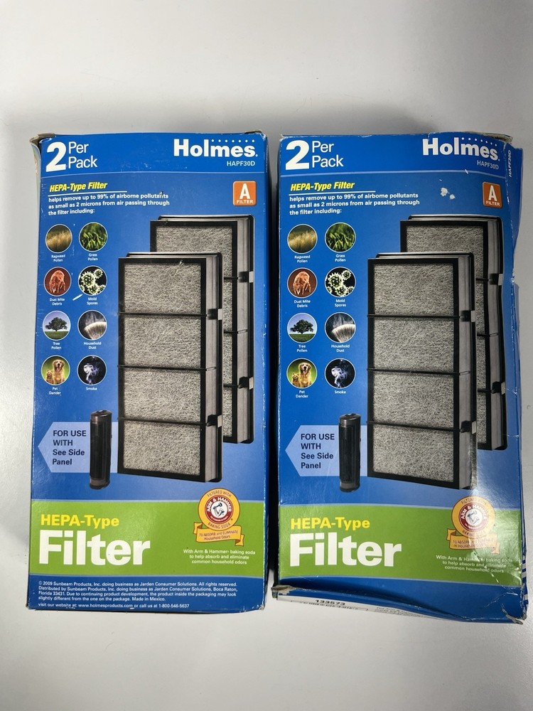 LOT OF 3 Holmes HEPA Air Purifier Type A Filter HAPF30D (3 Filters Total)