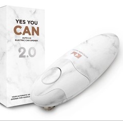 Yes You Can Automatic 2.0 Electric Can Opener White New