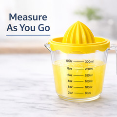 Orange Lemon and Lime Juicer and Reamer Squeezer and Strain Measured Amounts