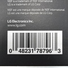LG LT1000P Water Filter Replacement Cartridge LT1000PC/PCS ADQ747935 SFN