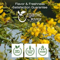 Organic Way Senna Leaf Cut & Sifted – Organic, Kosher & USDA Certified