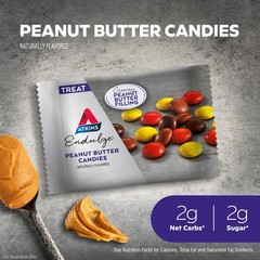 Atkins Endulge Treat, Peanut Butter Candies, Keto Friendly, 5 Count 1 oz each