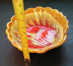 Vintage MCM California Pottery Drip-Glazed Candy Dish (Nuts/Soap/Trinkets) USA