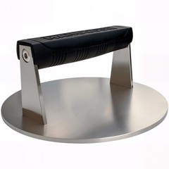 Stainless Steel Burger Smasher 3.25 LB 8 Inch Steak Weight for Burgers Bacon