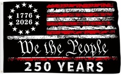 250 Years America Flag, 3X5 Ft, USA 250Th Anniversary Patriotic Design,1776-2026
