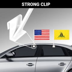 USA & Gadsden Don’t Tread On Me Car Flag 11×17 In Both Double Sided Printed 150D
