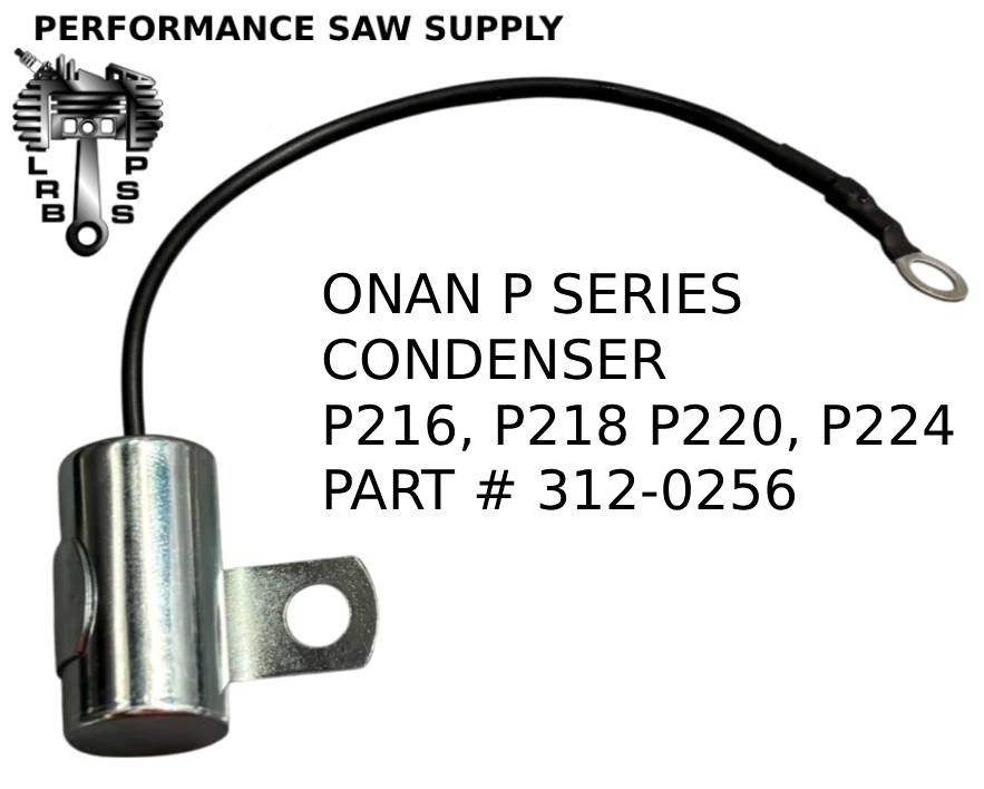 NEW CONDENSER FITS ONAN P216 P218 P220 P224 MODELS ONAN PART NUMBER 312-0256