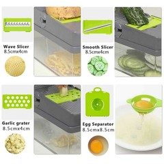 15 in 1 Food Salad Veggie Peelers Slicer Kitchen Vegetable Fruit Chopper Cutter