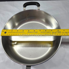Meyer Bella Cuisine Cookware 10.5″ Deep Skillet Stainless Steel Sauté Pan W/ Lid