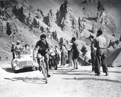 1954 Tour de France, Federico Bahamontes, Vintage Cycling Print, 8 x 10 inches