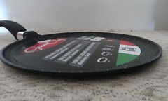 ROCH GUSS Grand Chef Flat Crepe Pan~S 24 cm 10”-Non Stick ~Made in ITALY NEW
