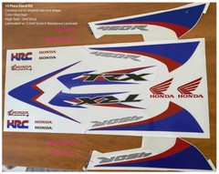 2014 Honda TRX450R Decal Graphic Sticker OEM kit Plastic Kit Emblem Red blue 450