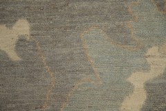 Gray Oushak Turkish Area Rug 8×10 Hand-knotted Wool Oriental Carpet for Any Room