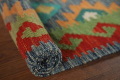 Reversible Kilim Oriental Rug 4×6 Flat-weave Southwestern Carpet for Any Room