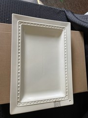 Nora Fleming Pearl Dot F6 Rectangle Platter Large 15.5 X 11 Retired – New In Box