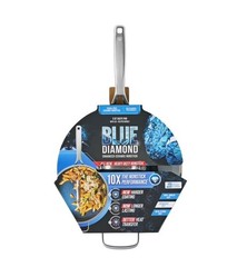 Blue Diamond 5QT Ceramic Nonstick Jumbo Sauté Pan with Lid – Toxin-Free, Dishwas