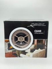 Proficient C640 6.5″ In-Ceiling Speakers Pair PAS11640 Graphite Woofer 125W Home