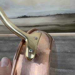 Williams Sonoma Ruffoni Historia Hammered Copper Frying Pan 11” Dinged Flaws