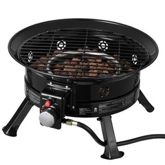 Uimoso 19-Inch Portable Propane Fire Pit, 53000BTU Gas Fire Bowl for Outdoor Use