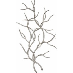 Uttermost 4053 Silver Branches Wall Art Set of 2