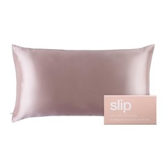 Slip Anti aging, Anti Sleep Crease, Anti Bed Head Pure Silk Pillowcase Pink-NIB