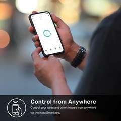 Compact Light Almond Smart Light Switch – Voice Control with Alexa & Google