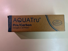 Open Box – AQUATru Pre/Carbon Stages 1-2 Water Filter AT2001 for Reverse Osmosis